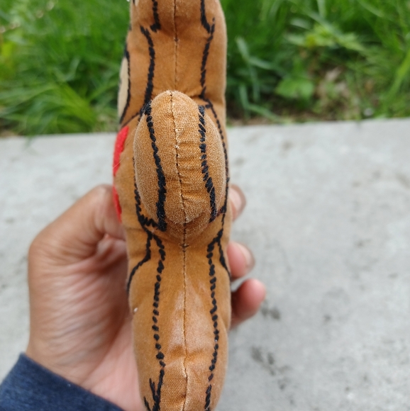 •Teddy Bear red bow hand made Plush Stuffed Animal doll - Picture 8 of 11